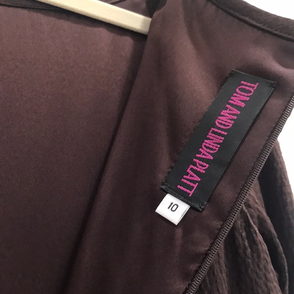 Tom and Linda Platt Silk Cocktail Dress - Picture 6 of 7